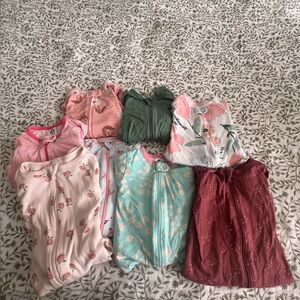 Assorted Baby Sleepers Set